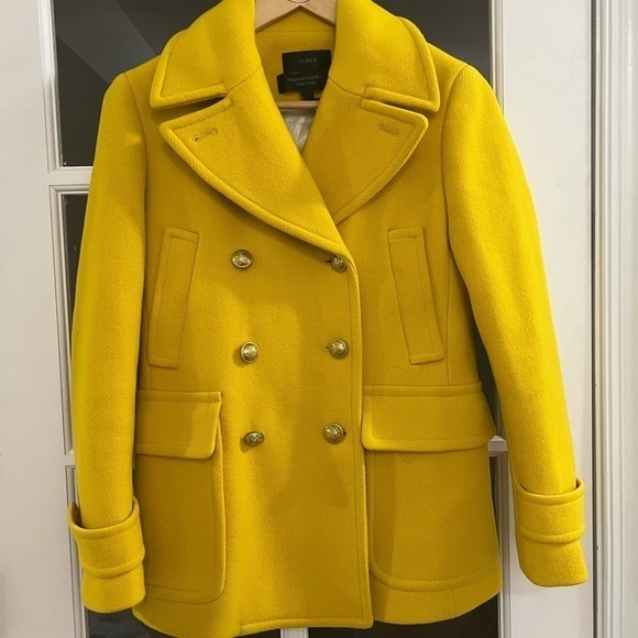 J.Crew Majesty Peacoat Stadium Cloth by Nelo Gori- size 2 - Picture 3 of 12